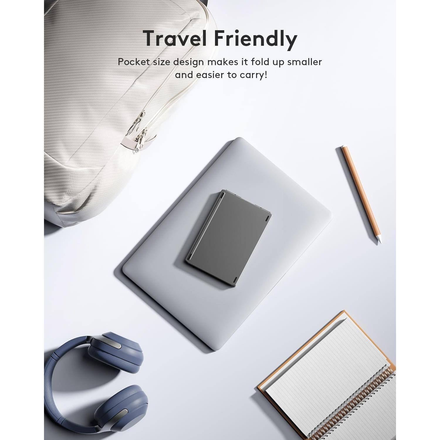 Travel Friendly

Pocket size design makes it fold up smaller and easier to carry!