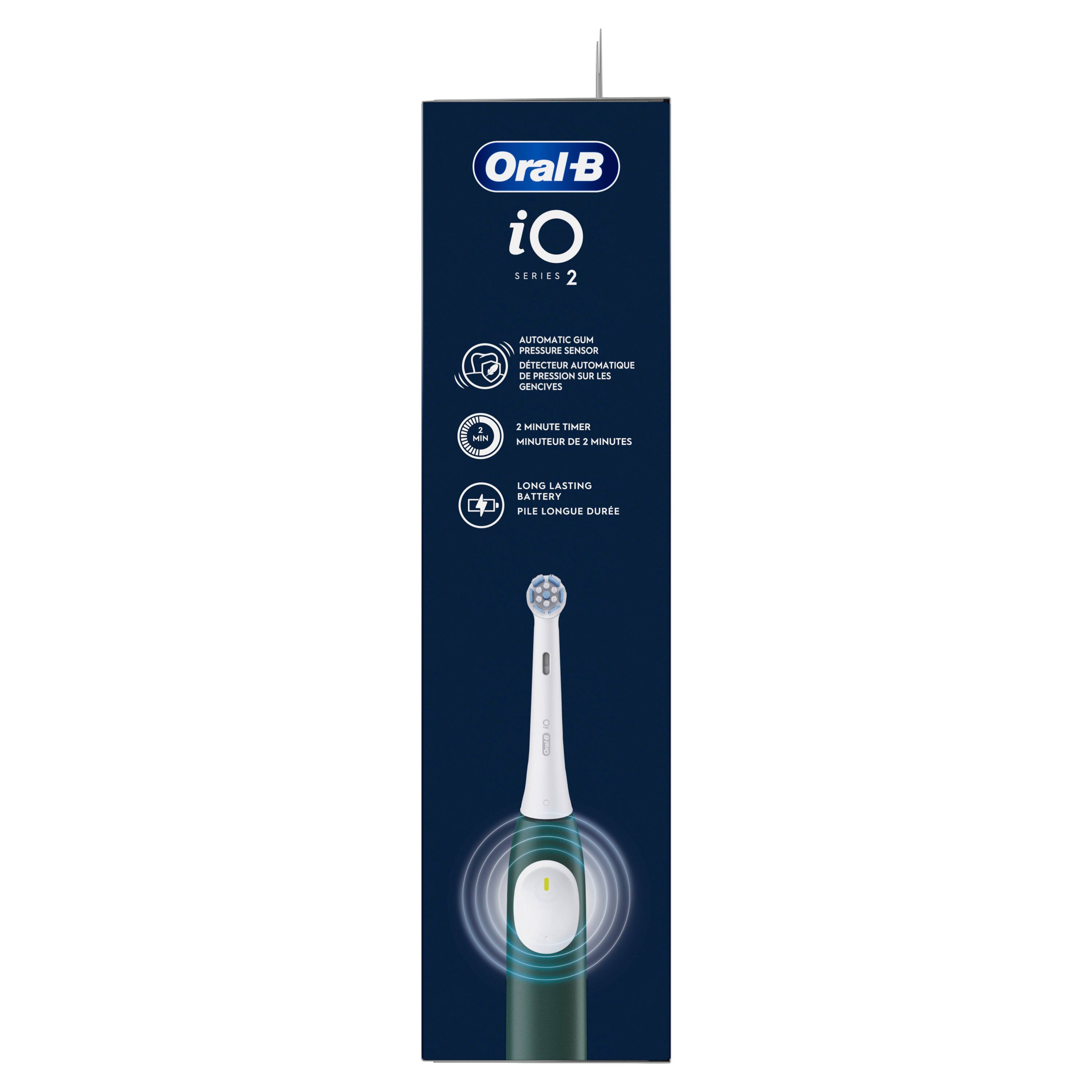 Oral-B B iO SERIES 2 AUTOMATIC MUO PRESSURE SENSOR DETECTSUR AUTOMATIQUE DE PRESSION SUR LES GENCIVES   adidal 1 MINUTE TIMER MINUTEUR DE 2 MINUTES LONG LASTING BATTERY  PILE LONGUE DUREE