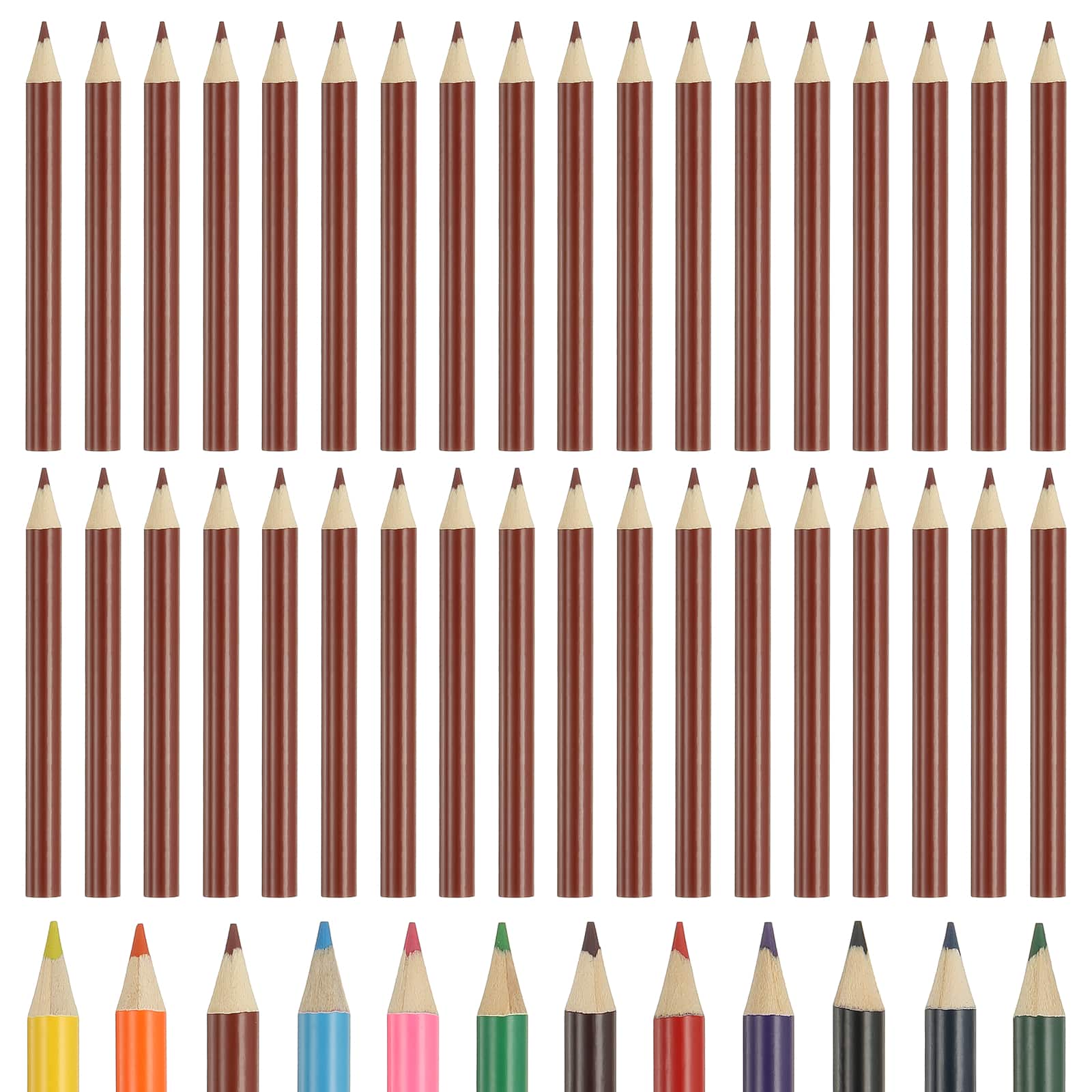 Unique Bargains - Colored Pencils, Cute Oil-Based Drawing Pencils for Adult Coloring, Artists, Beginners, 36pcs - Red Brown price history on PriceWatchPro