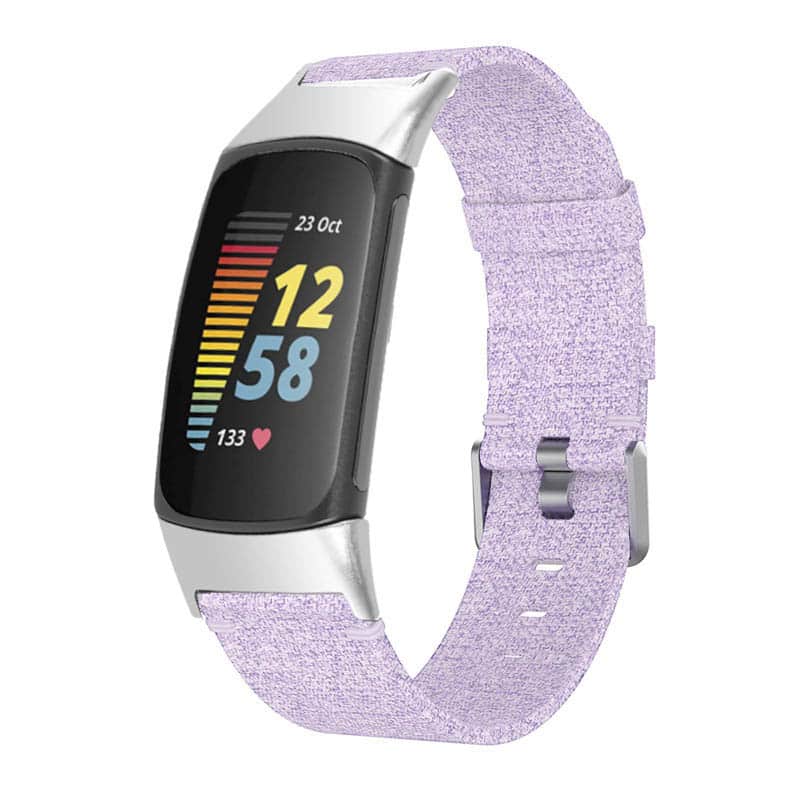 StrapsCo - Everyday Canvas Strap Nylon Watch Band For Fitbit Charge 6 - Lilac price history on PriceWatchPro