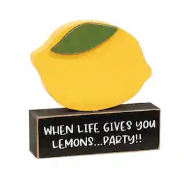 BreeBe - Lemon on "When Life Gives You Lemons..." Sitter - Multicolor