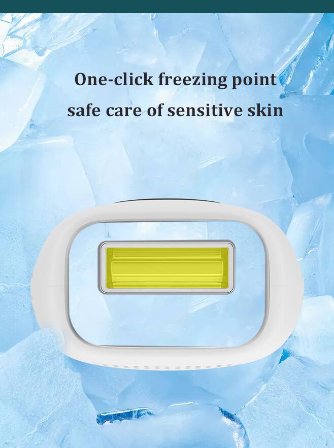 One-click freezing point safe care of sensitive skin