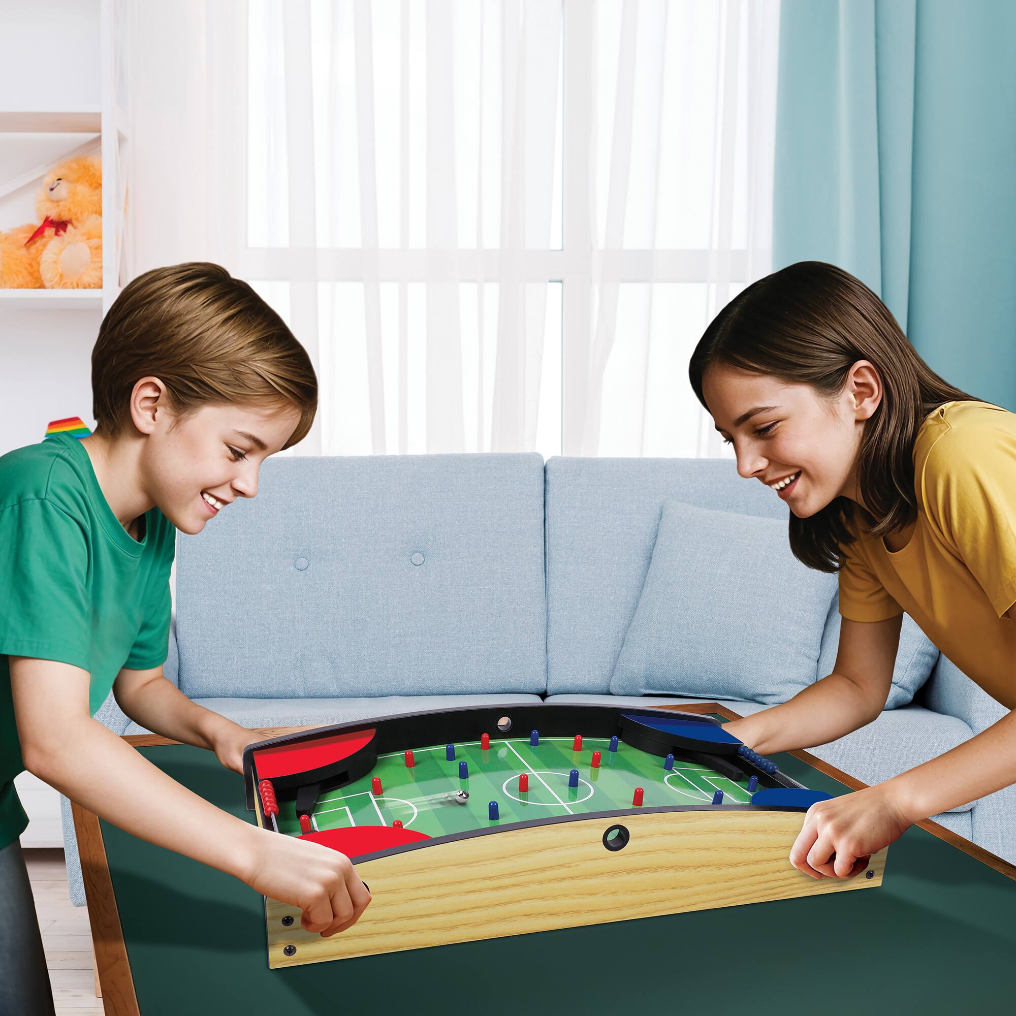 Alt View 4. Merchant Ambassador - Tabletop Soccer Pinball - 20" - Compact Traditional Arcade Game.