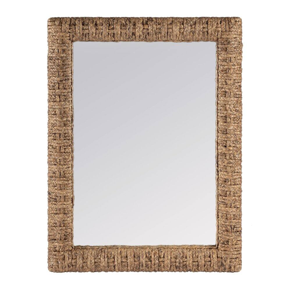 Back. Butler Specialty - Gloucester Woven Wall Mirror - Dark Brown.