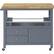 Alt View 11. Click Decor - Anson Kitchen Cart - Gray.