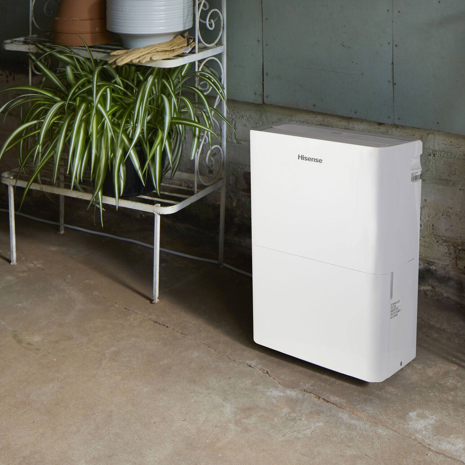 Alt View 10. Hisense - Hisense 35-Pint Compact Dehumidifier - White.