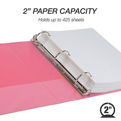 2" PAPER CAPACITY  
Holds up to 425 sheets