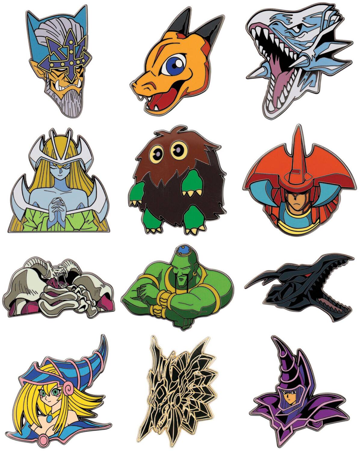 Alt View 1. PopMarket - Yu-Gi-Oh! - 12ct Blind Pin Badges PDQ Display   - COLLECTIBLES - Multicolor.
