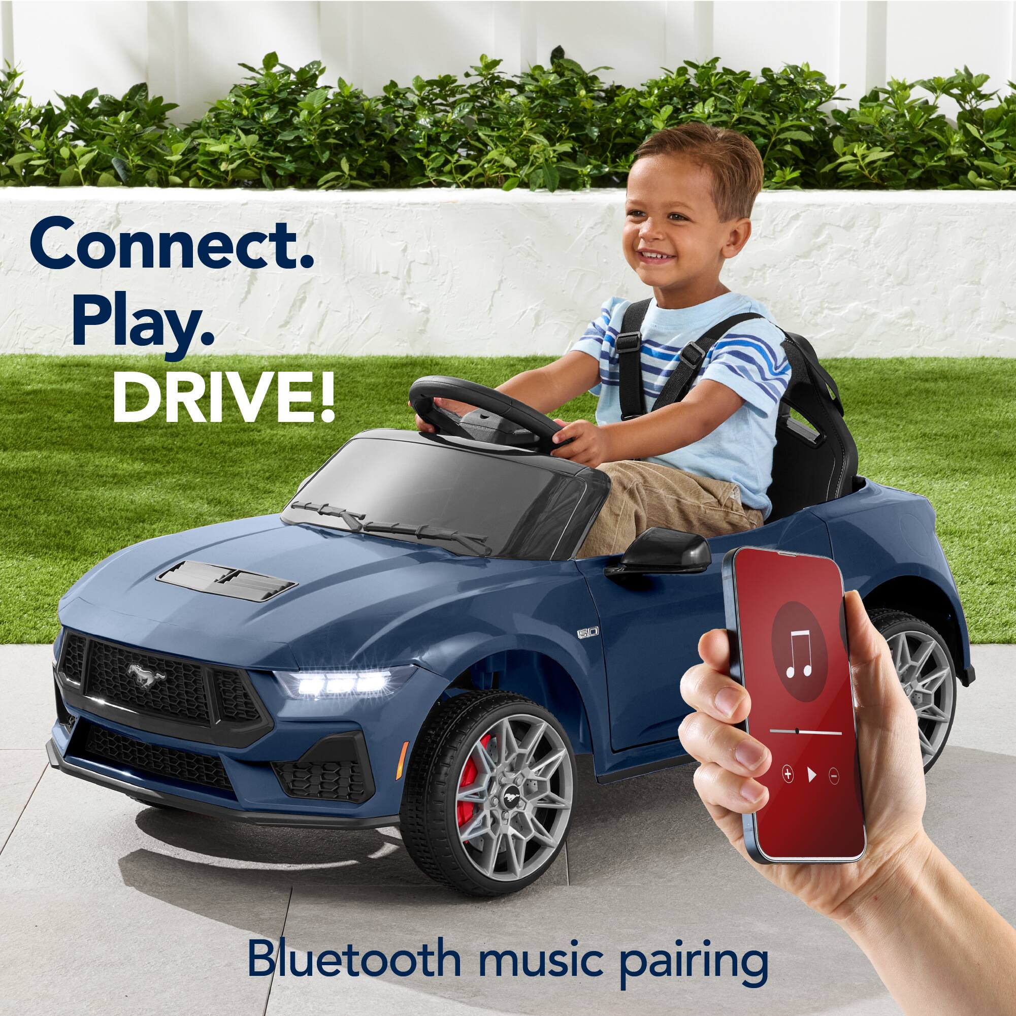 Connect. Play. DRIVE!  
Bluetooth music pairing