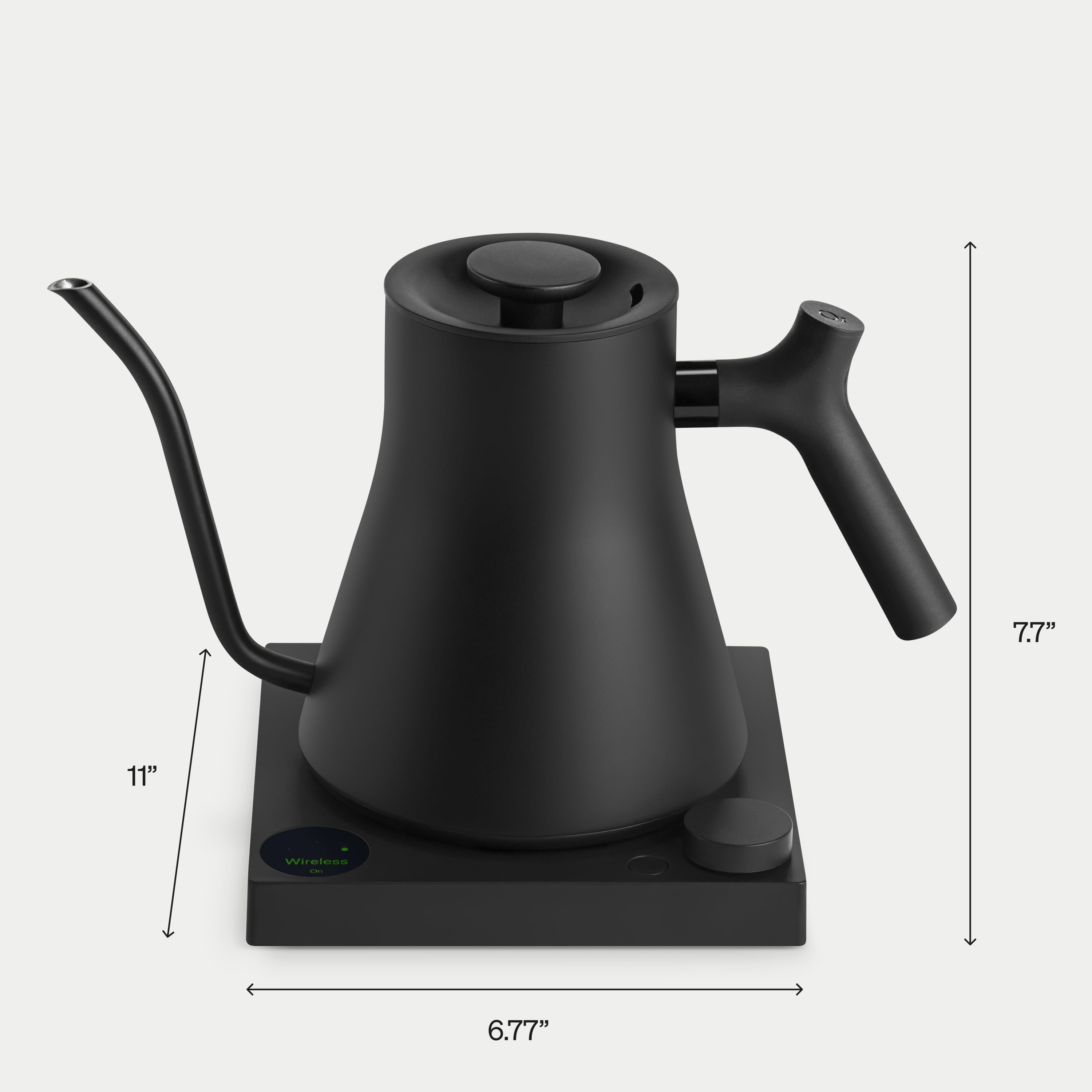 7.7" 11" wireless - 6.77"
