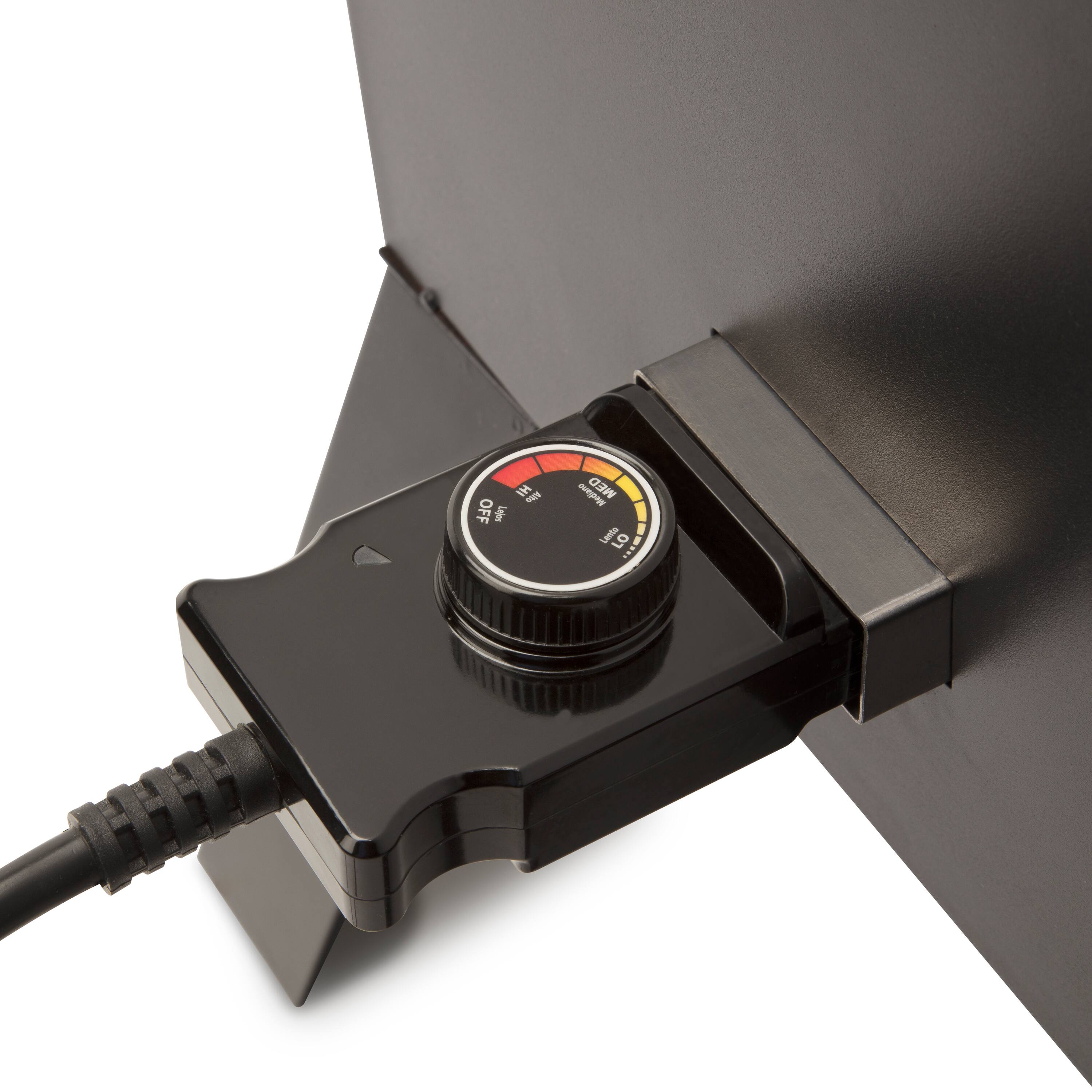 The text on the image reads "HI OFF MED I LO."