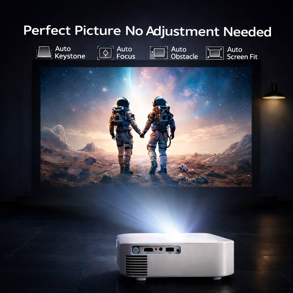 Perfect Picture No Adjustment Needed  
Auto Keystone  
Auto Focus  
Auto Obstacle  
Auto Screen Fit