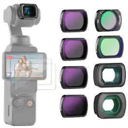 Neewer - DJI Osmo Pocket 3 9-Piece Filter & Lens Kit
