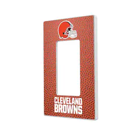 Keyscaper - Cleveland Browns Football Design Single Rocker Light Switch Plate - Multicolor
