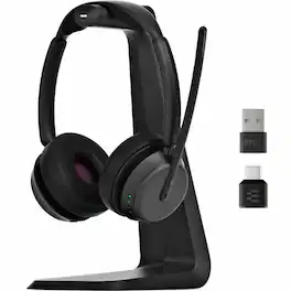 EPOS - IMPACT 1000 Headset - Microsoft Teams Certification - Stereo - Wireless - Bluetooth - 98 ft - Over-the-head, On-ear - Unknown