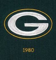 Alt View 6. Winning Streak Sports - Packers Football LARGE 22x14 Wall Hanging Banner featuring logos from 1956, 1961, 1980 - Multi.