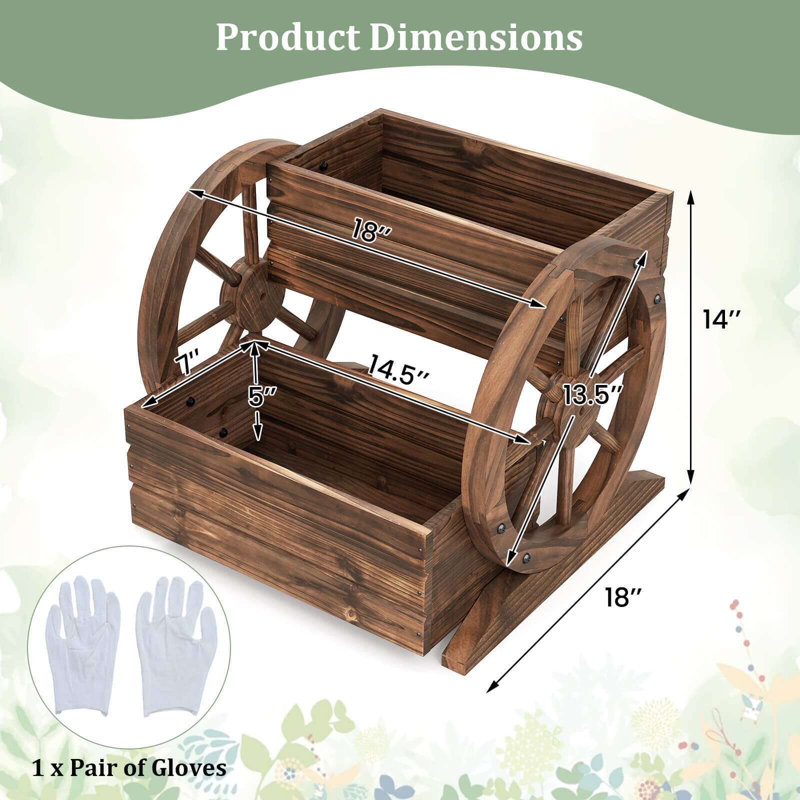 Product Dimensions

7"  
18"  
14.5"  
13.5"  
14"  
18"  

1 x Pair of Gloves