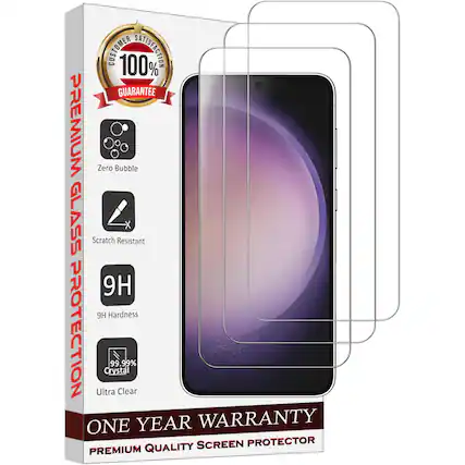 CUSTOMER 100% SATISFACTION GUARANTEE
PREMIUM GLASS PROTECTION
- Zero Bubble
- Scratch Resistant
- 9H Hardness
- 99.99% Crystal
- Ultra Clear
ONE YEAR WARRANTY
PREMIUM QUALITY SCREEN PROTECTOR