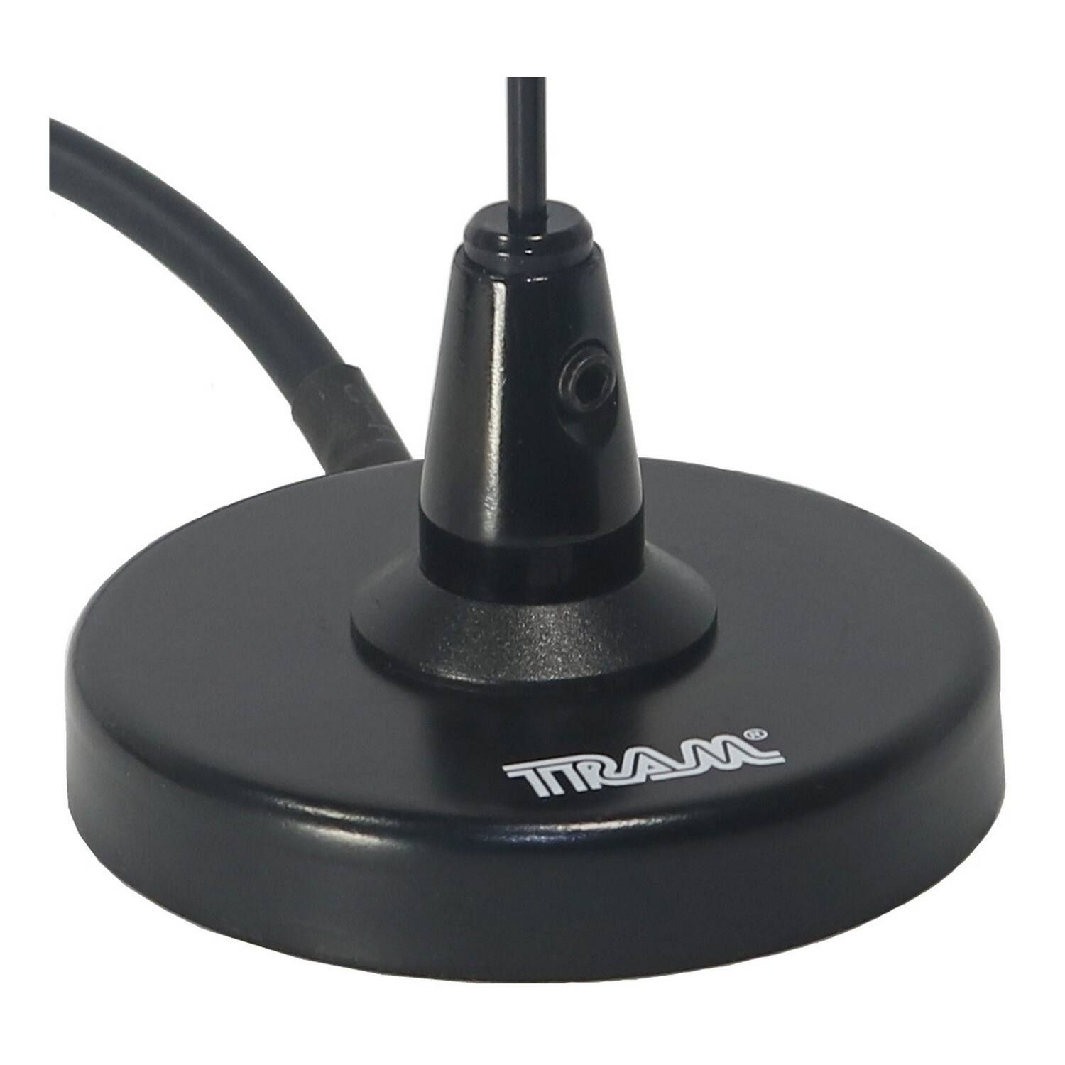 Back. Tram - 150 MHz to 155 MHz VHF Pre-Tuned Magnet Antenna 19.25" Tall, 12-ft RG58 Cable, PL-259 Connector - Black.