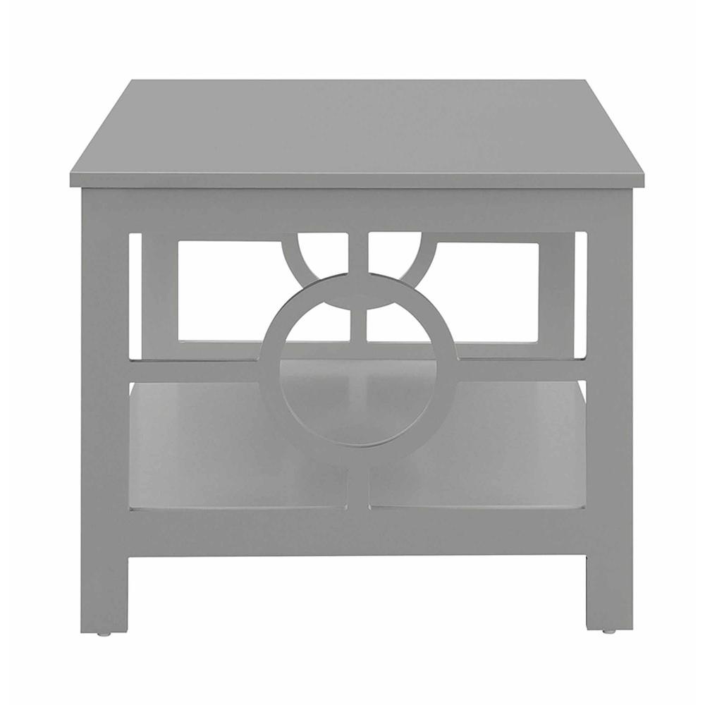 Back. Convenience Concepts - Ring Coffee Table - Gray.