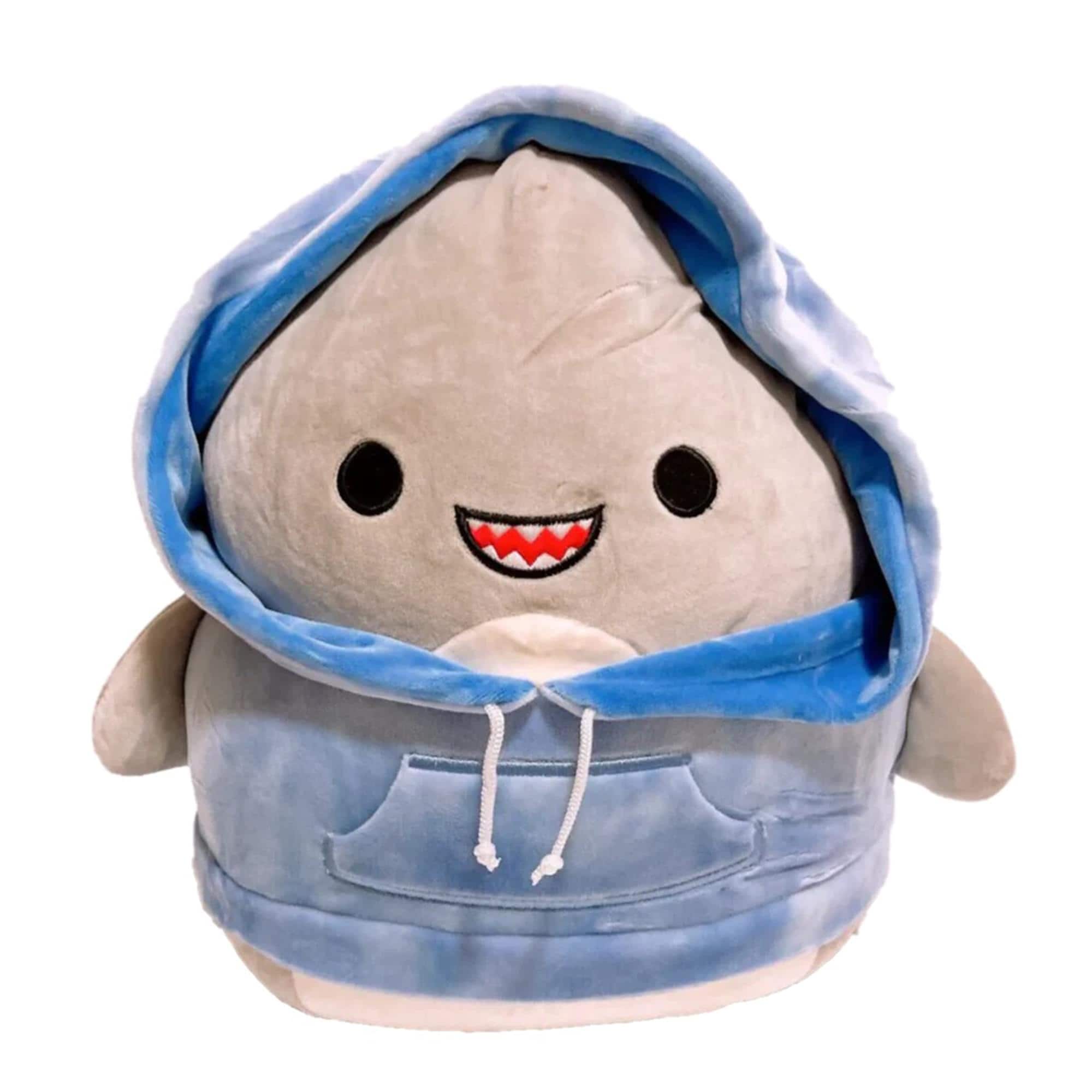 Kellytoy - Squishmallow 12 Inch Hoodie Plush | Gordon The Shark