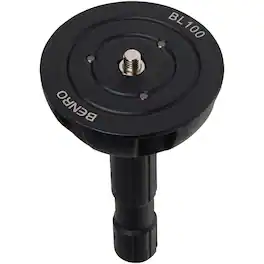 Benro - BL100 100mm Half Ball Adapter for 3/8"-16 Flat Base Tripod Heads