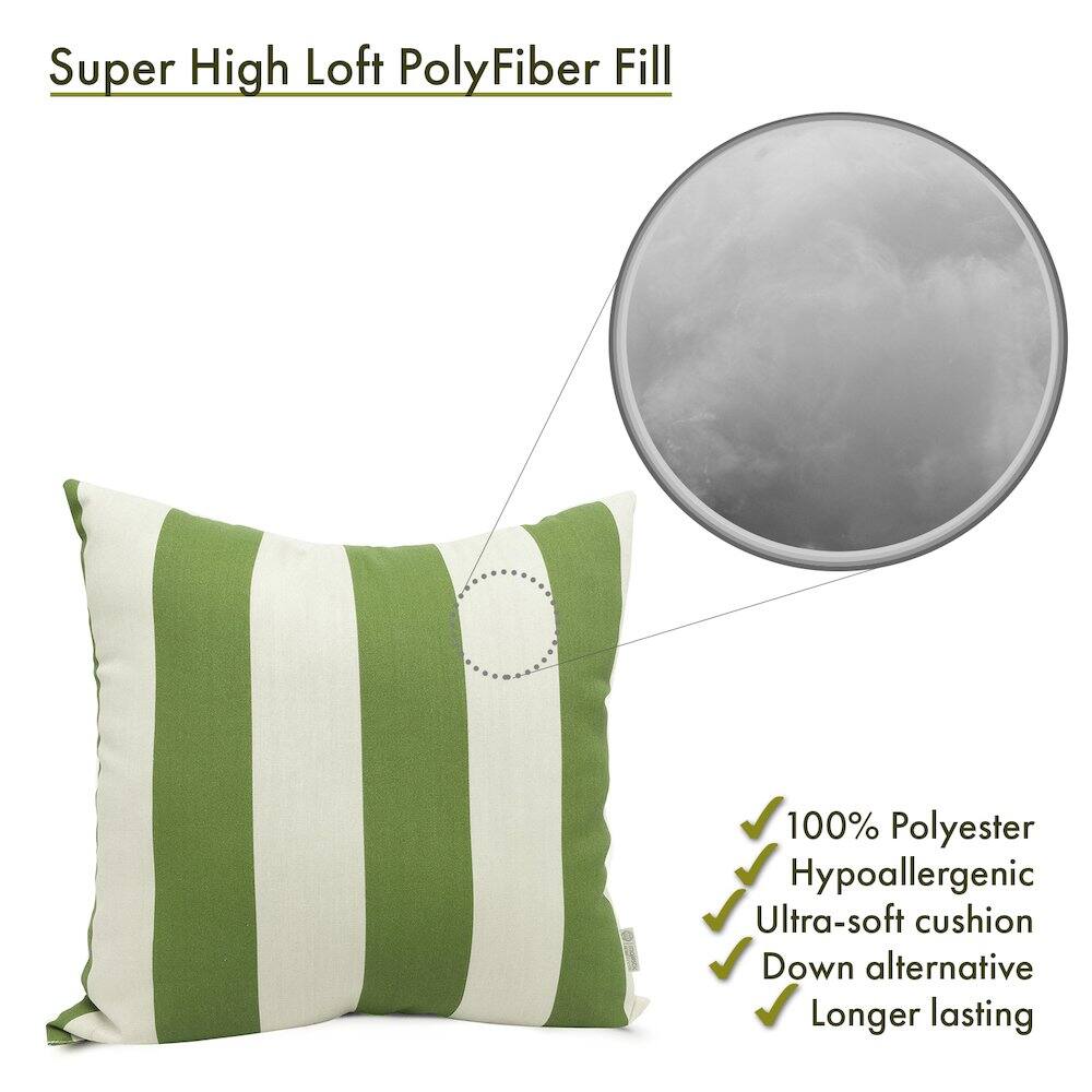 Super High Loft PolyFiber Fill

- 100% Polyester
- Hypoallergenic
- Ultra-soft cushion
- Down alternative
- Longer lasting