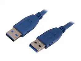 Nippon Labs - USB3-3MM Blue USB 3.0 A Male to A Male Cable