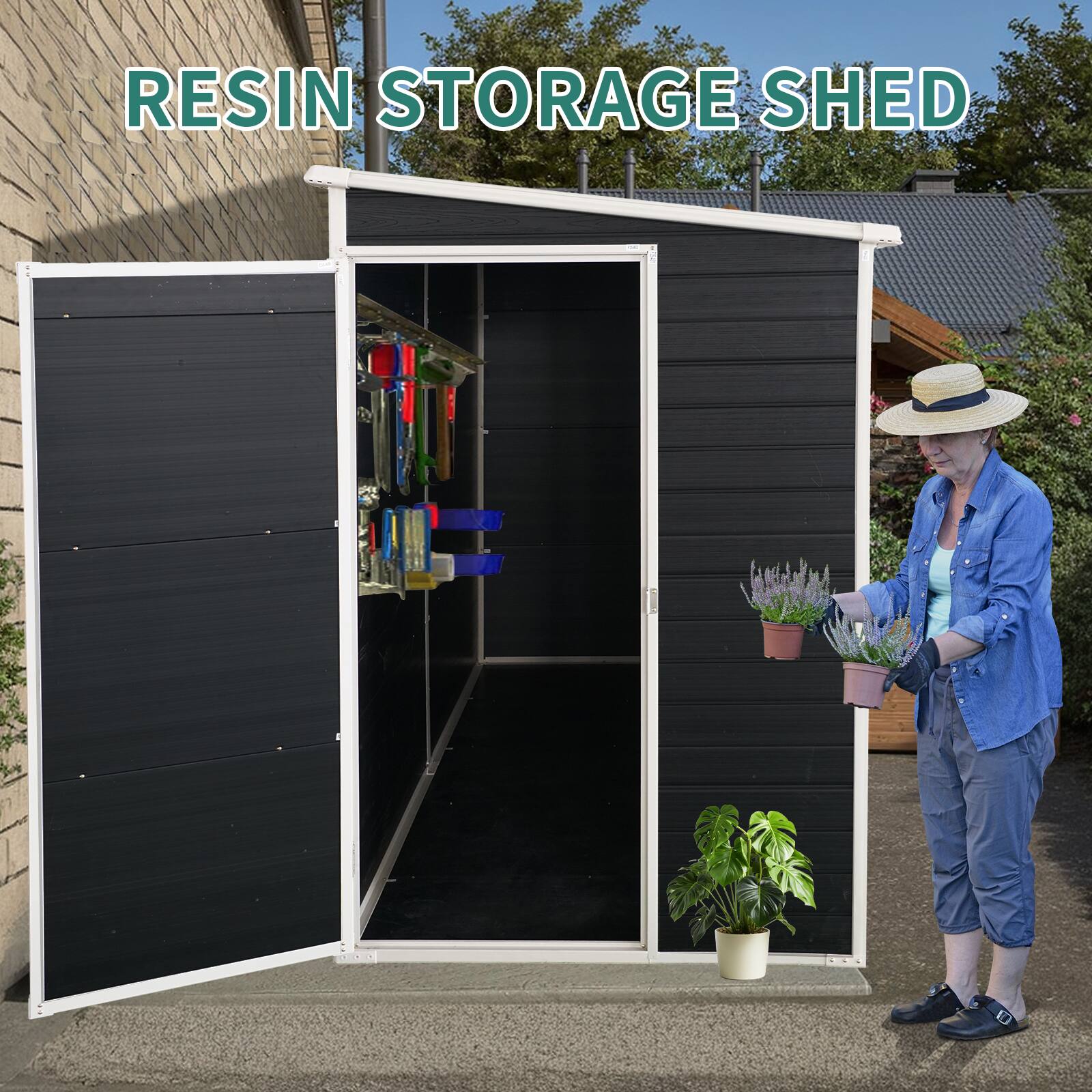 RESIN STORAGE SHED