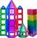 Alt View 2. Play22 - Magnetic Tiles Building Blocks 113pc Set with 13 Alphabet Cards – 3D STEM Educational Toy for Kids, BPA Free.