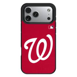 Keyscaper - MLB - Washington Nationals Personalized Bump Case with 8.2ft Drop Protection - 16 Pro Max - Multicolor