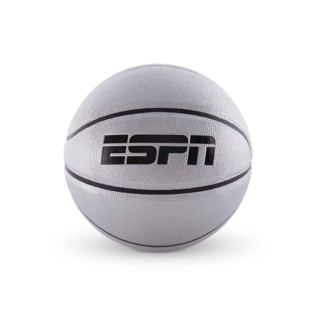 Back. ESPN - ESPN Silver Basketball 29.5" (TV Ball) - Silver.