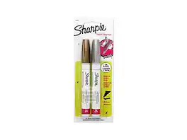 Sharpie - Metallic Oil-Based Paint Markers, Medium Tip, 2/Pack - Assorted