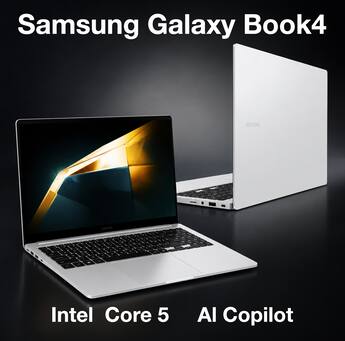 Samsung Upgraded Galaxy Book4 Laptop 15.6 FHD Display (Core 5 120U Samsung Upgraded Galaxy Book4 Laptop 15.6 FHD Display (Core 5 120U