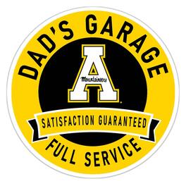 Fan Creations - Appalachian State Mountaineers 16" Dad's Garage Wood Sign - Multicolor