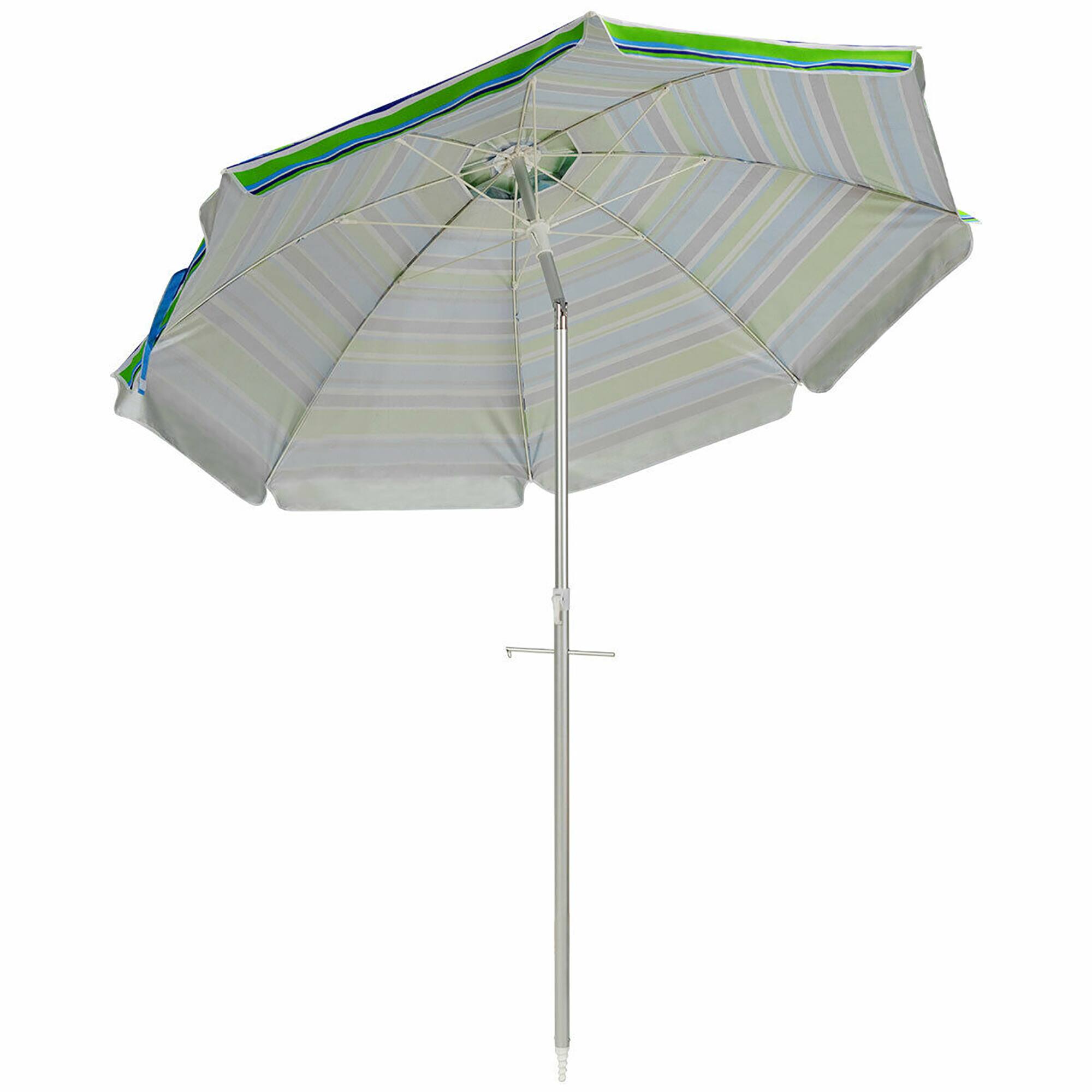 Alt View 2. Costway - 6.5FT Patio Beach Umbrella Sun Shade Tilt W/Carry Bag - Green.