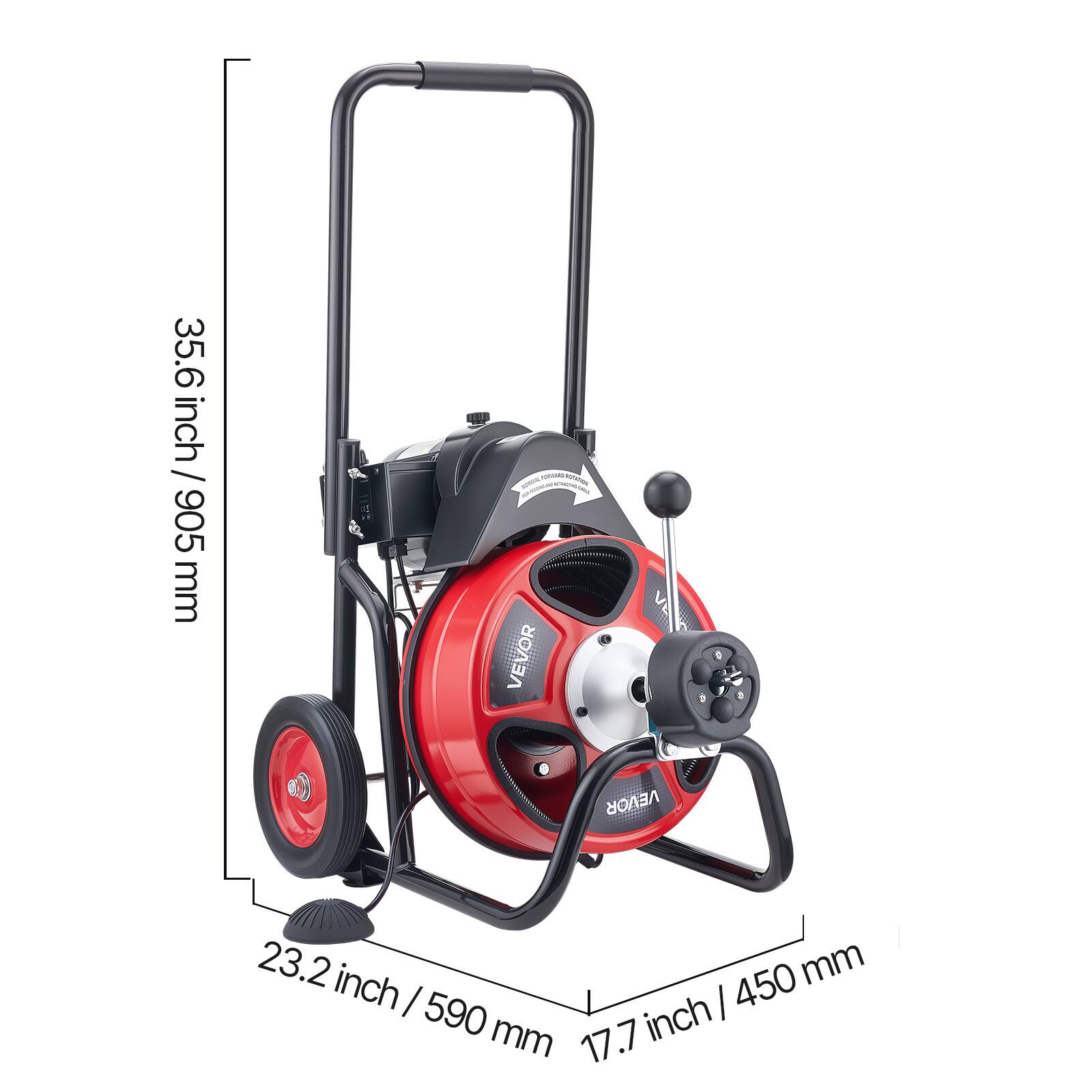 35.6 inch / 905 mm  
23.2 inch / 590 mm  
17.7 inch / 450 mm