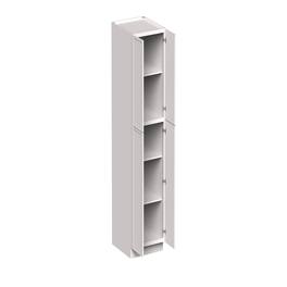 Boyel Living - 24-in W x 90-in H x 27-in D Slim Shaker RTA Kitchen Pantry Tall Cabinet with Soft-Close - Snow White