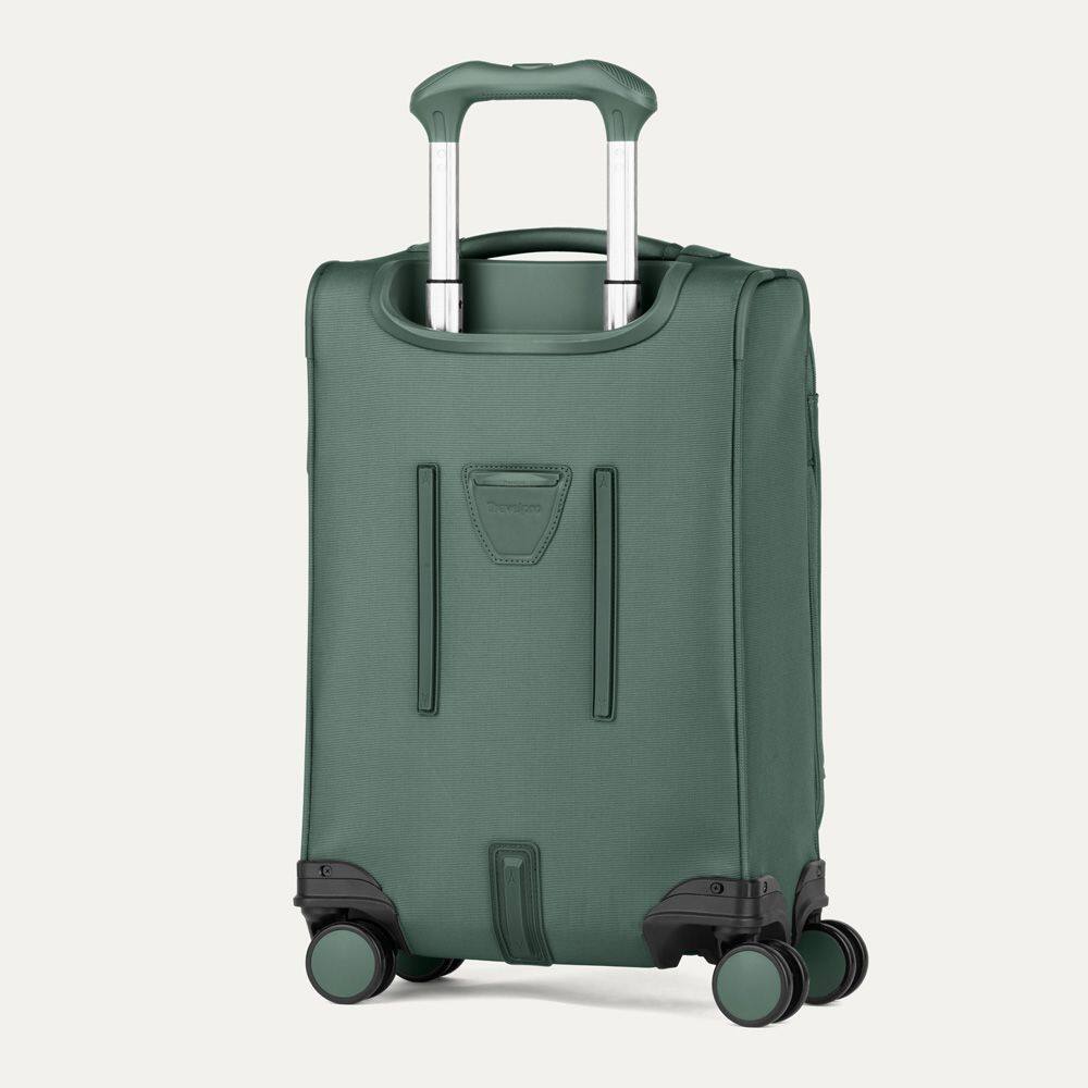 Back. Travelpro - Travelpro Versapack + Lightweight Softside Expandable 20" Carry On Spinner - Desert Sage.