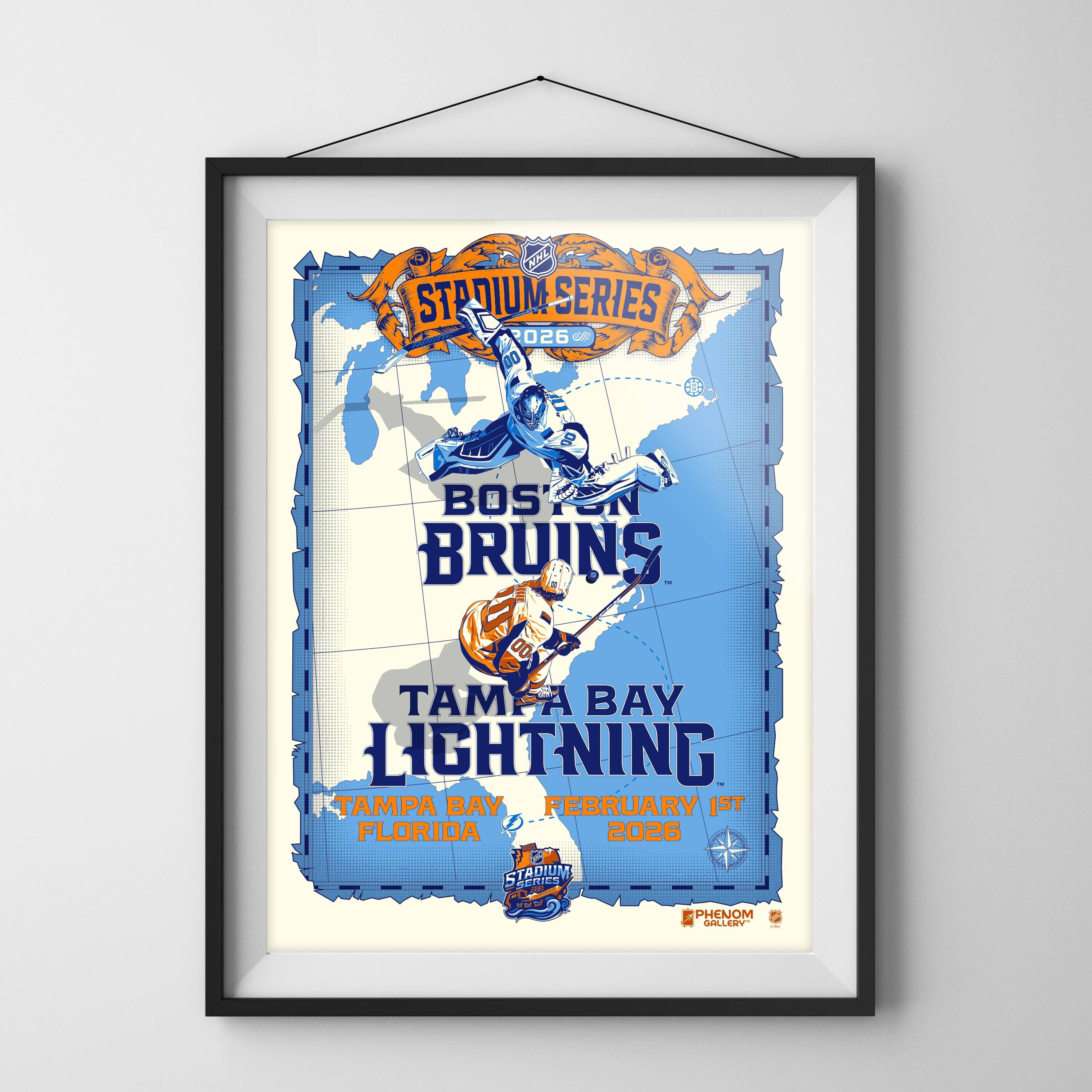 NHL STADIUM SERIES 2026  
BOS BOSTON BRUINS  
TAMPA BAY LIGHTNING  
TAMPA BAY, FLORIDA  
FEBRUARY 1ST 2026  
PHENOM GALLERY