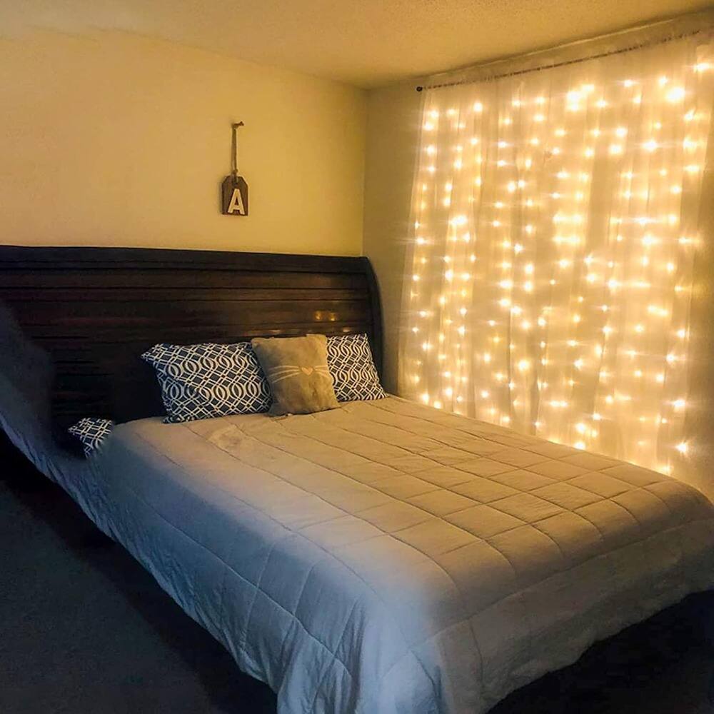 Back. PARKER SLATER - Christmas string lights for wall decoration, and curtain lights - Warm white.