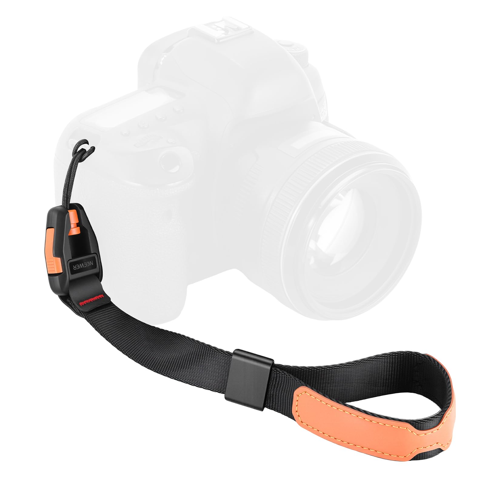 Front. Neewer - Camera Wrist Strap, QR, 44lb, for DSLR/Mirrorless.