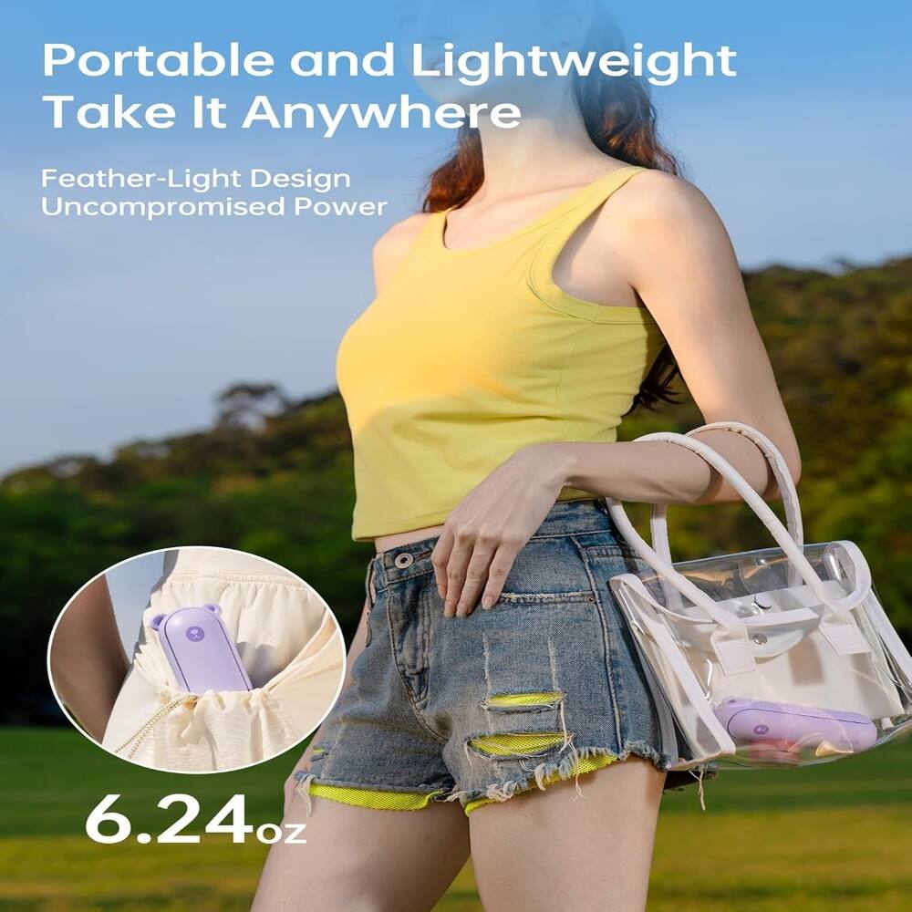 Portable and Lightweight  
Take It Anywhere  
Feather-Light Design  
Uncompromised Power  
6.24oz