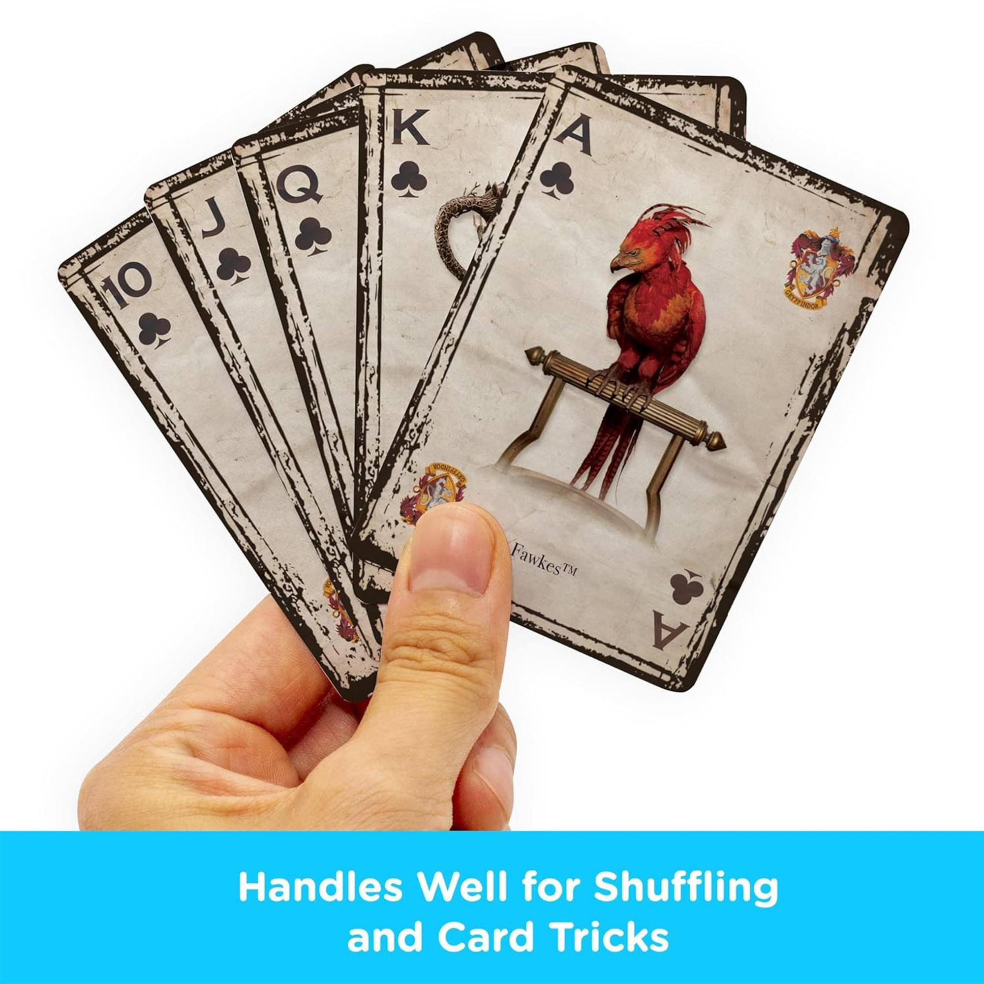 J Q K A  
Fawkes™  
Handles Well for Shuffling and Card Tricks