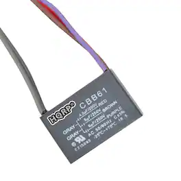HQRP - Ceiling Fan Motor Capacitor 4.5/6/6 uF 5-Wire 250 VAC UL Listed for Harbor Breeze CBB61