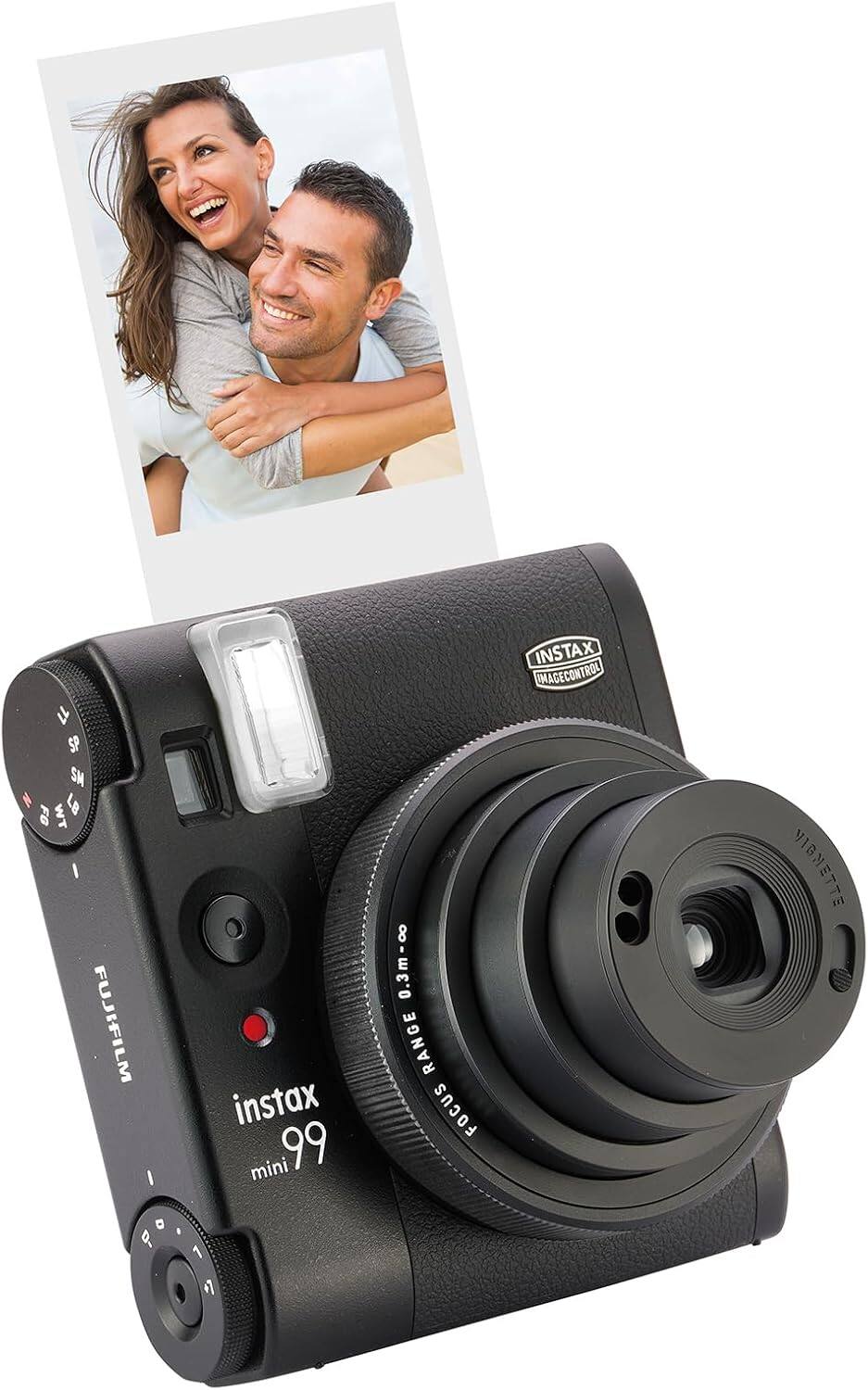 FUJIFILM instax mini 99  
RANGE FOCUS  
0.3m -  
IMAGE CONTROL  
VIGNETTE
