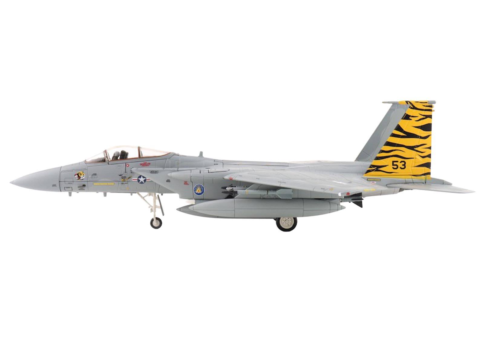 Alt View 1. Hobby Master - McDonnell Douglas F-15A Eagle Fighter Aircraft "NATO Tiger Meet" (1981) US Air Force 1/72 Diecast Model by Hobby Master.