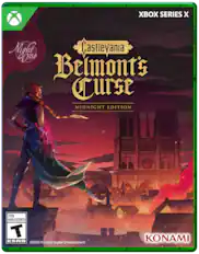 XBOX SERIES X
Night Castlevania One Belmonts Curse MIDNIGHT EDITION
TEEN ADOLESCENTS T ESRB 2026 Konami Entertainment Digital
KONAMI