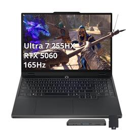 Lenovo - Legion 5 15.1" WQXGA Gaming Laptop,Ultra 7 255HX,64GB RAM,4TB SSD+1TB Dock Set,GeForce RTX 5060,Win 11 - Black