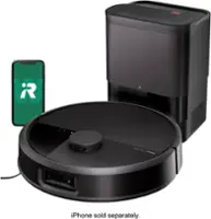 iRobot - Roomba Max 705 Vac Robot Vacuum + AutoEmpty Dock - Black - Front_Zoom